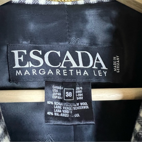 Escada Wool Blazer Jacket Size 38 US 6 - Picture 6 of 9
